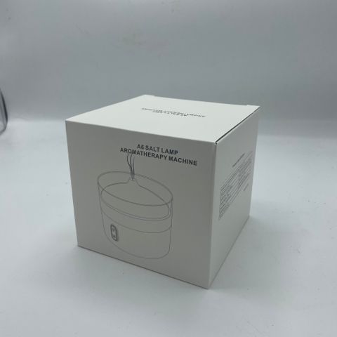 Himalayan Salt  Aroma Diffuser - Night Light - USB-C - Flame Effect ( salt included)