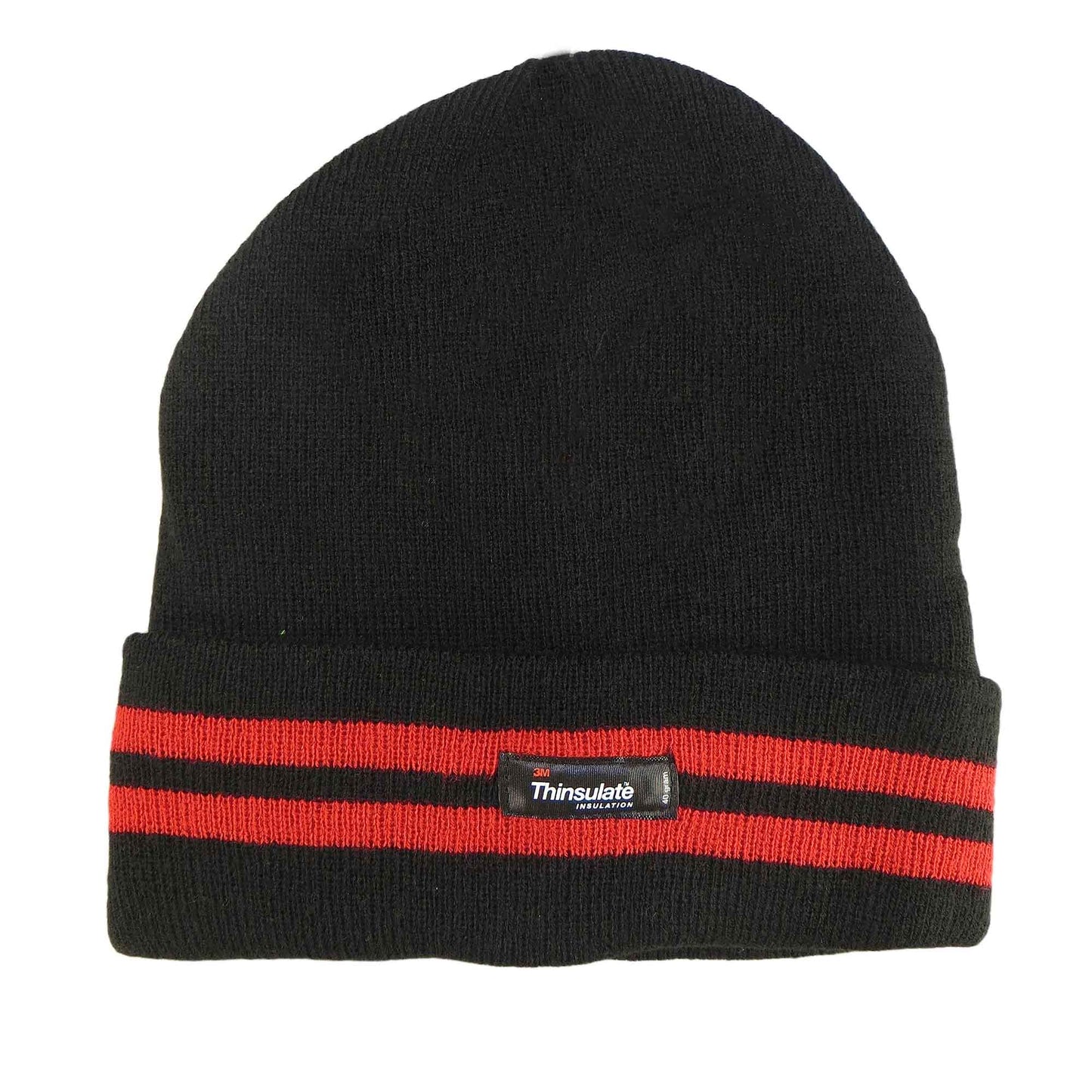 Men's Winter Thinsulate Insulation Fleece Knitted Beanie Hat Stripe Warm Lightweight Breathable Quick Drying for Outdoor Activities Hiking Camping Skiing by Sock Stack
