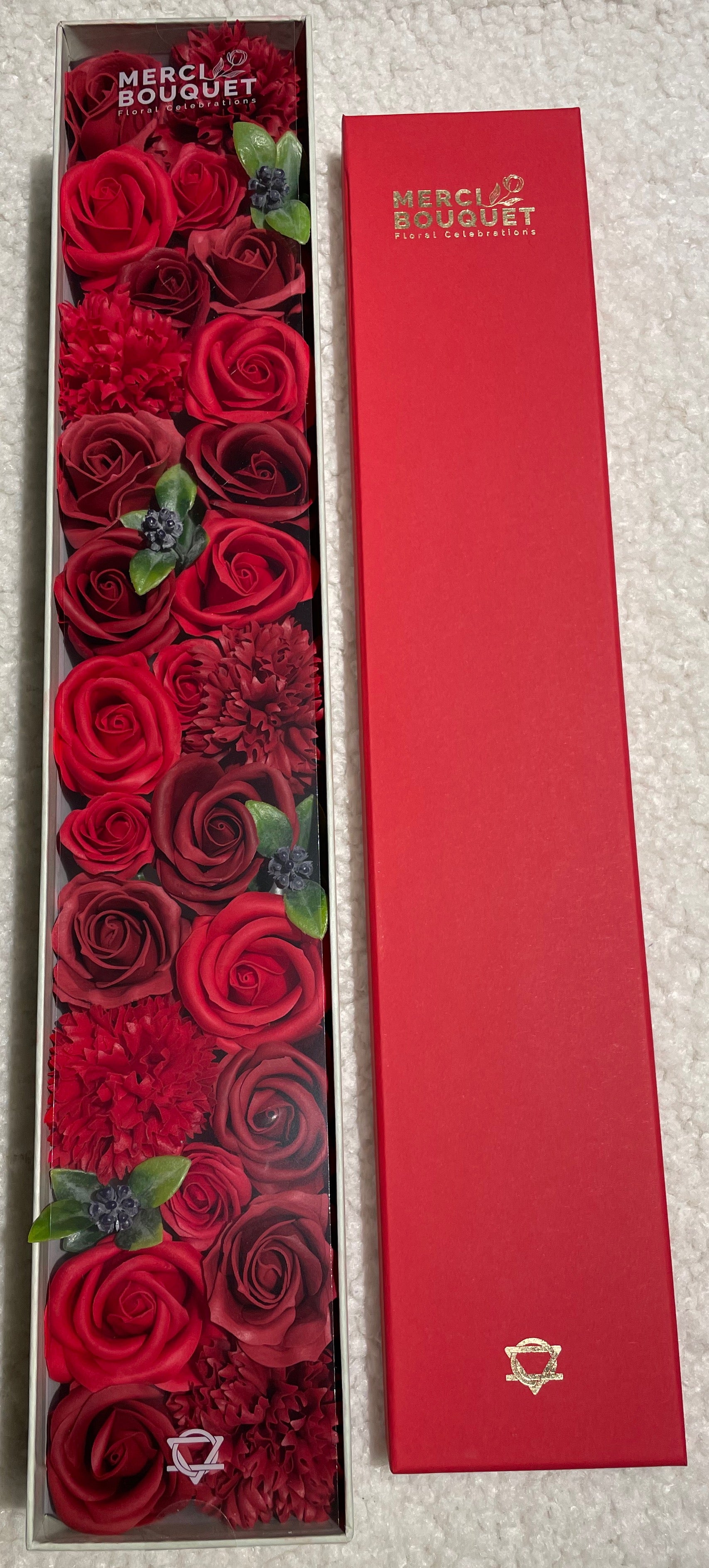 Extra Long - Classic Red Roses - Kaftans direct
