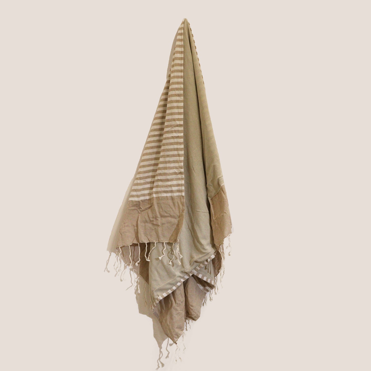 Cotton Pario Towel - 100x180 cm - Warm Sand - Kaftans direct