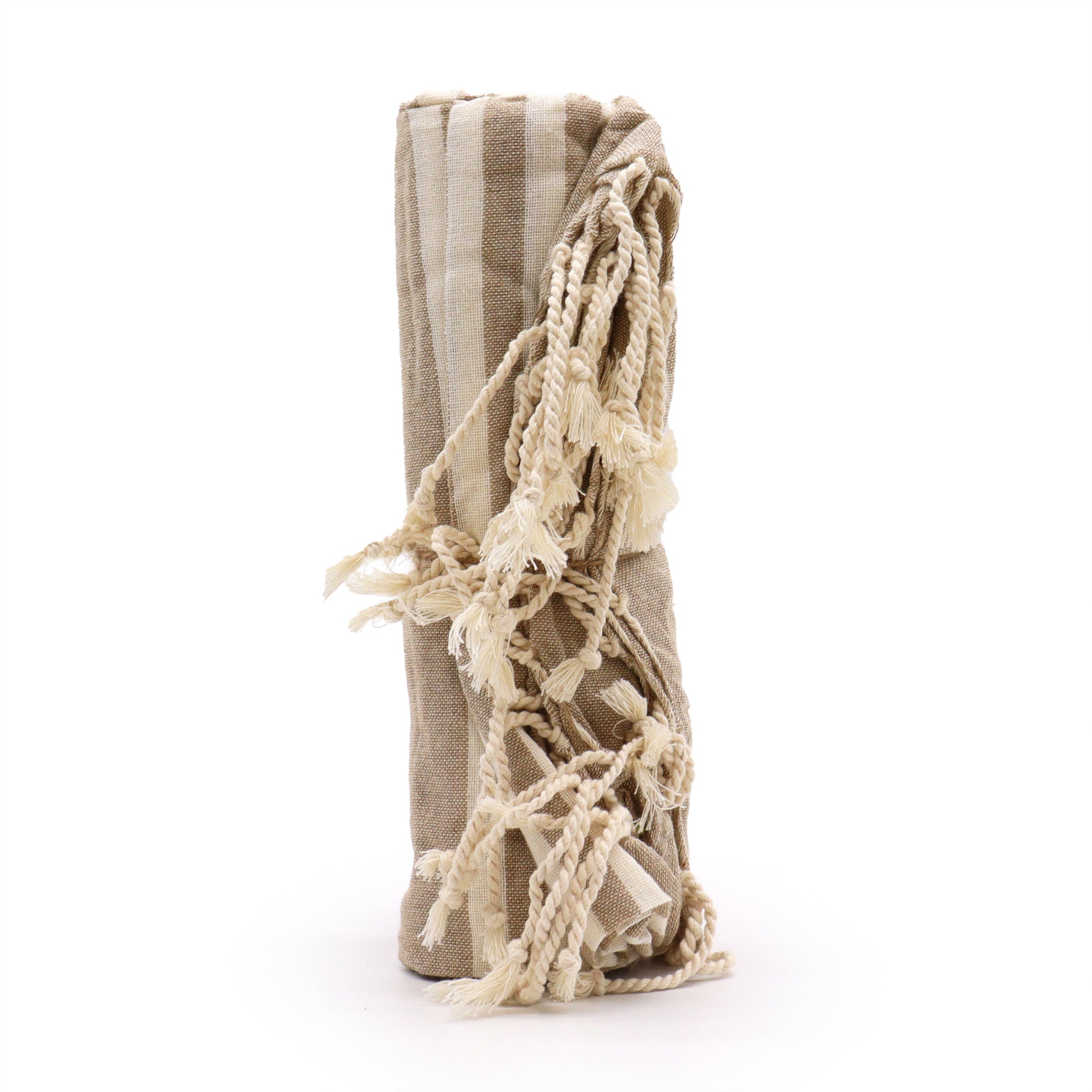 Cotton Pario Throw - 100x180 cm - Warm Sand - Kaftans direct