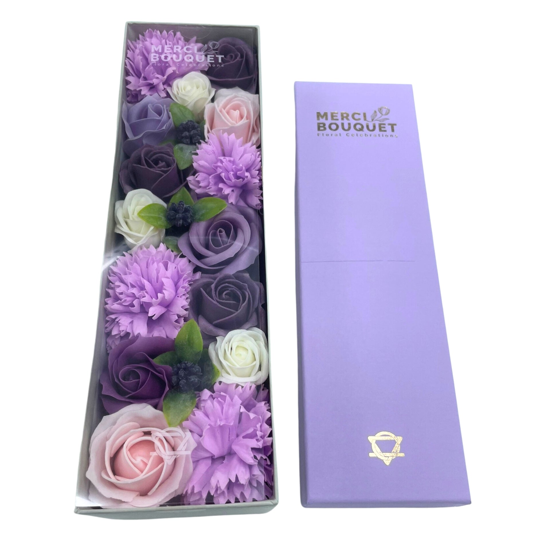 Long Box - Lavender Rose & Carnation - Kaftans direct