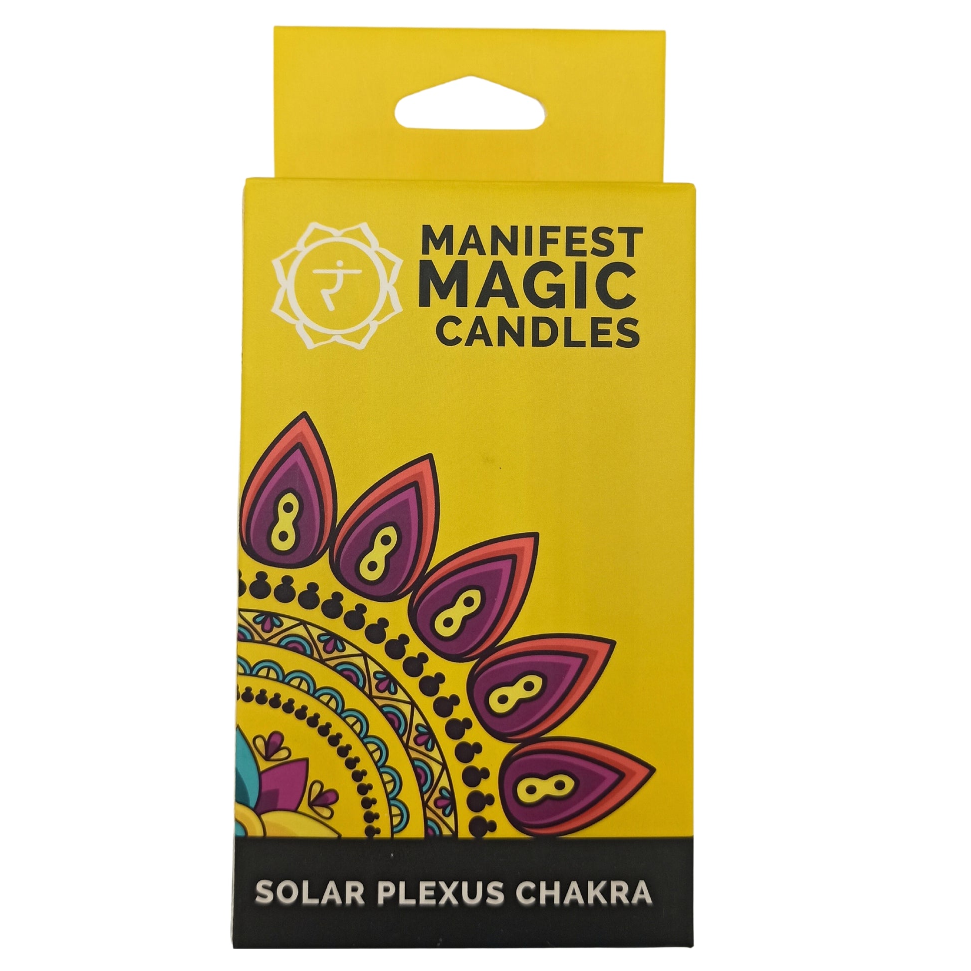 Manifest Magic Candles (pack of 12) - Yellow - Solar Plexus Chakra - Kaftans direct