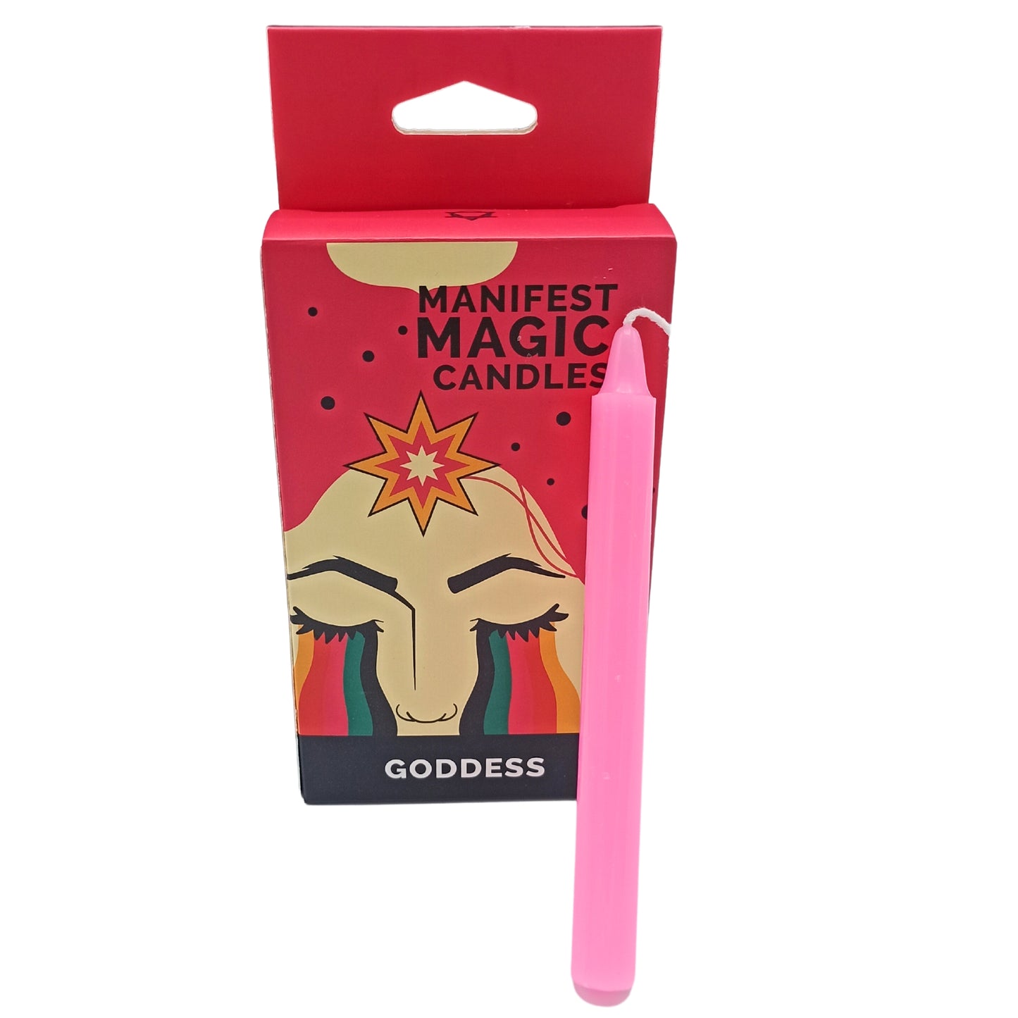 Manifest Magic Candles (pack of 12) - Pink - Kaftans direct