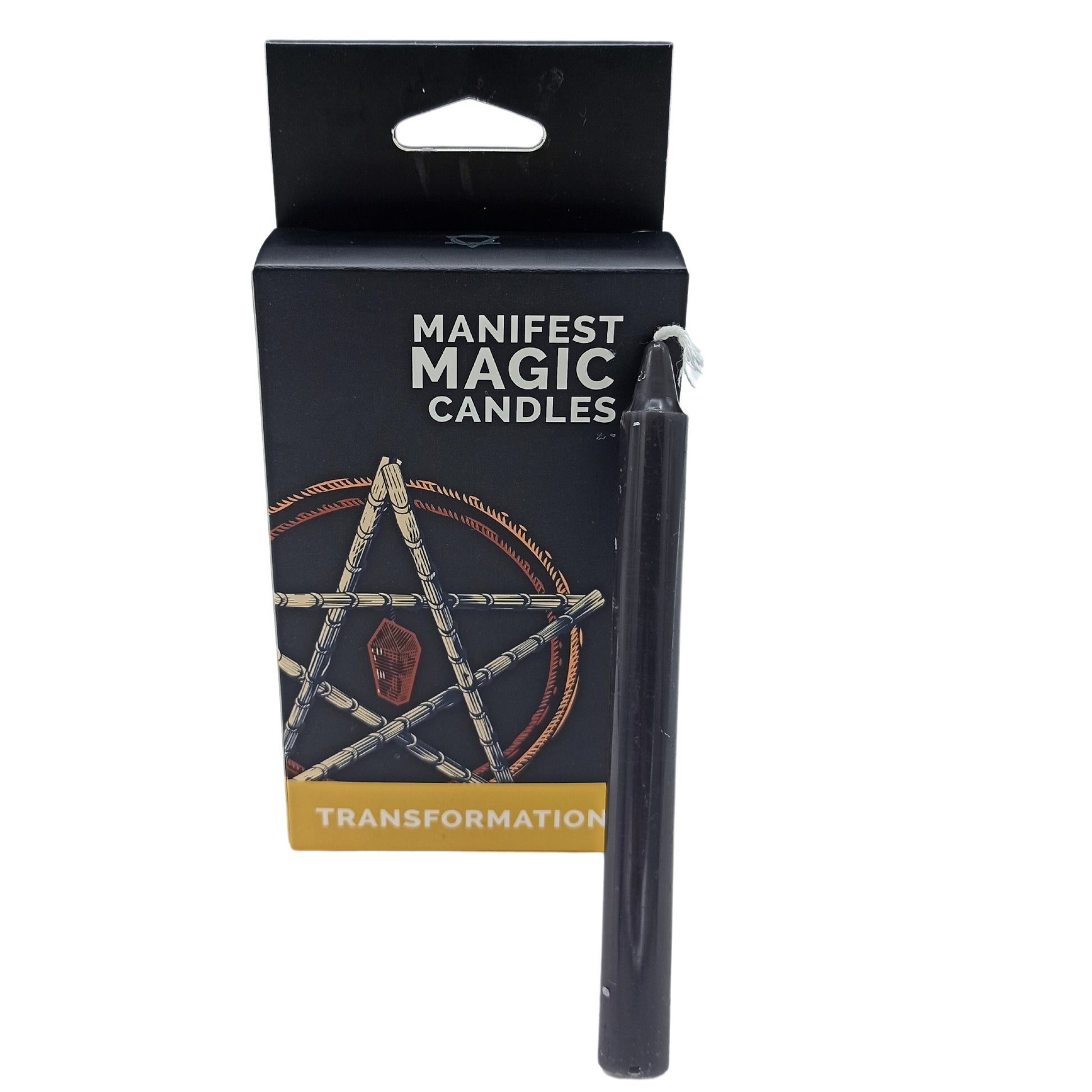 Manifest Magic Candles (pack of 12) - Black - Kaftans direct
