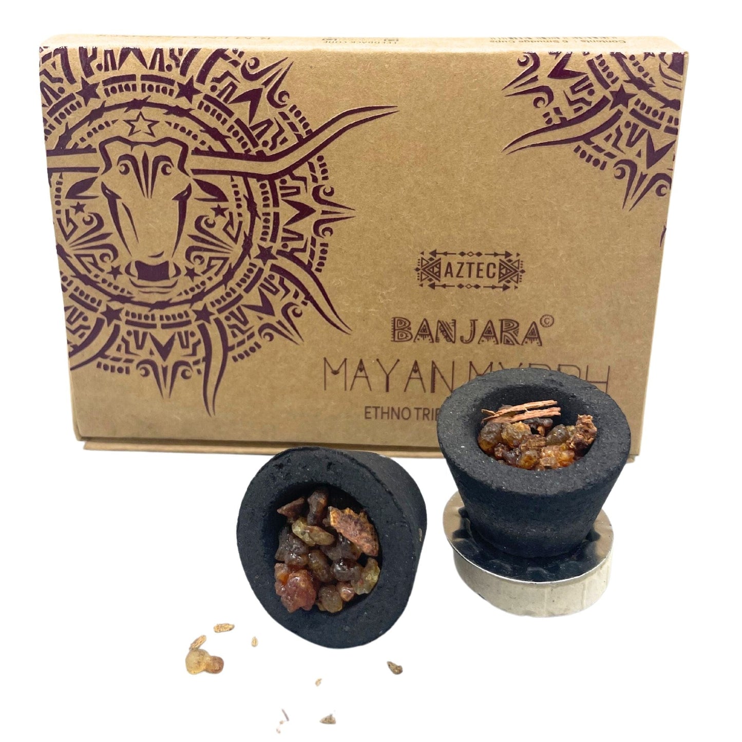 Banjara Resin Cups - Mayan Myyrh - Kaftan direct