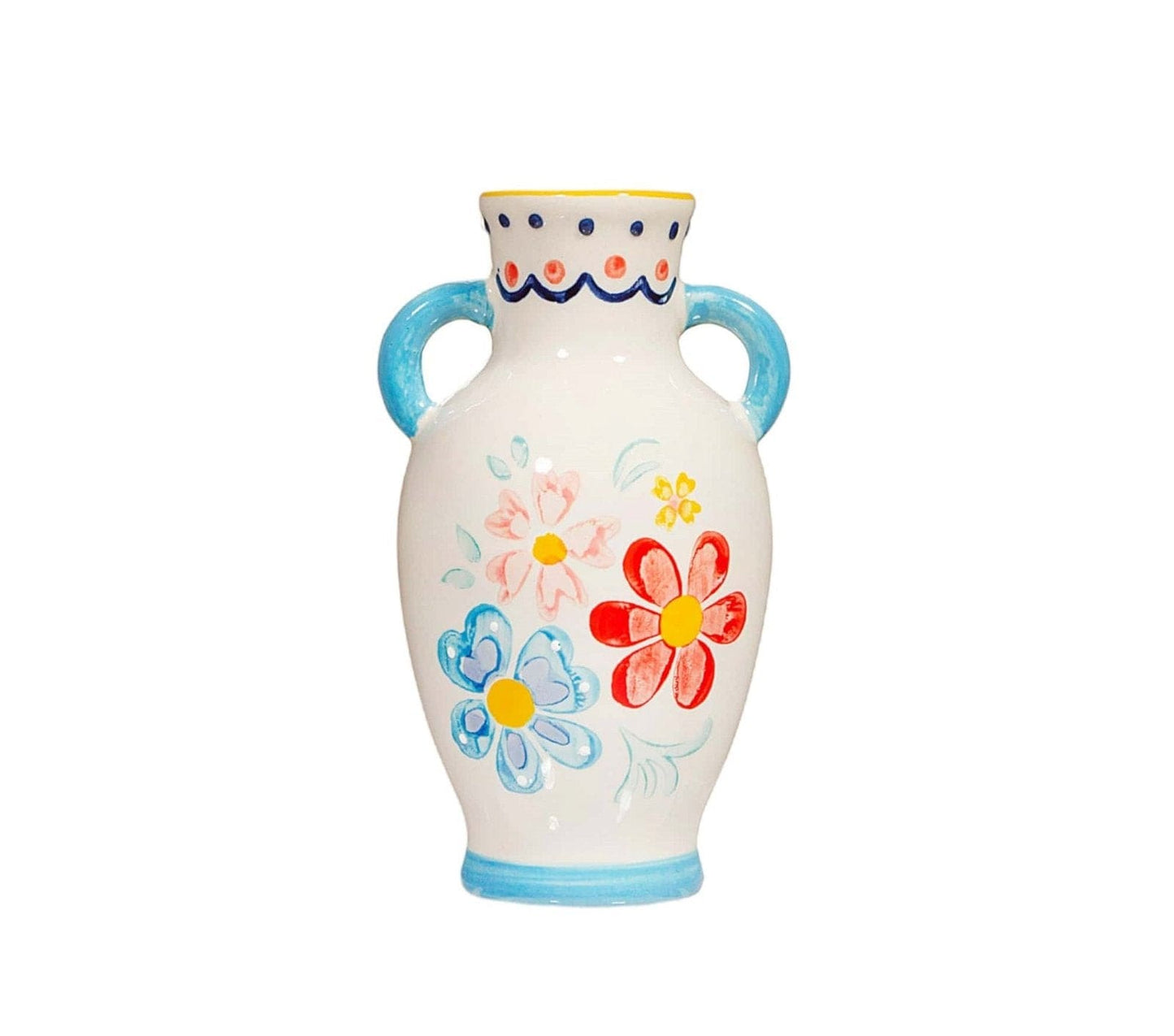 Folk Floral Small Vase - Kaftan direct