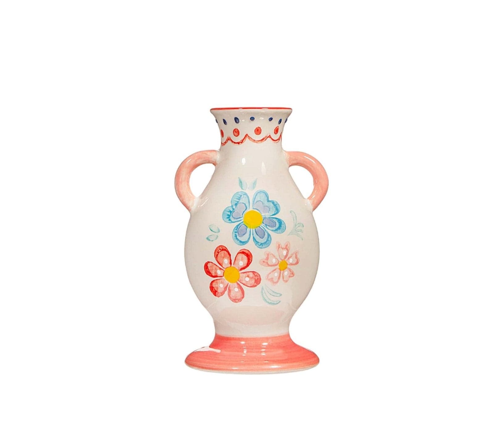 Folk Floral Small Vase - Kaftan direct