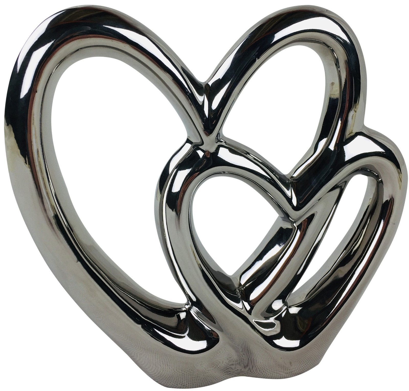 Double Heart Ornament 21cm - Kaftan direct