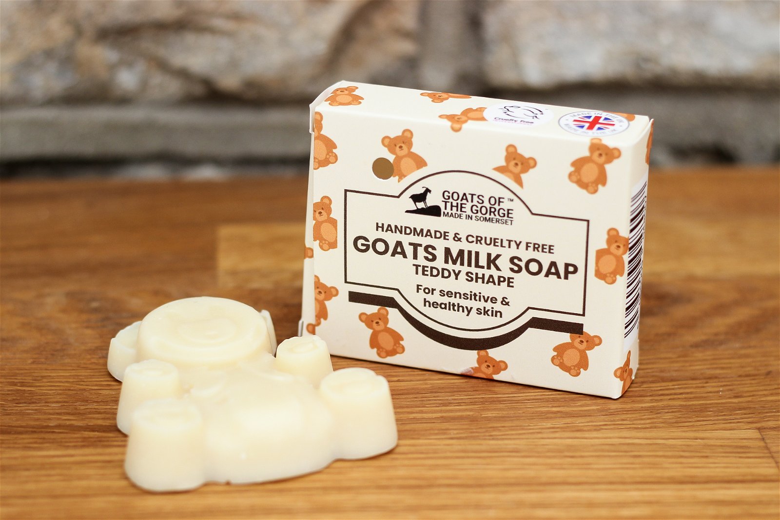 Goats Milk Soap Teddy Shape - Kaftan direct