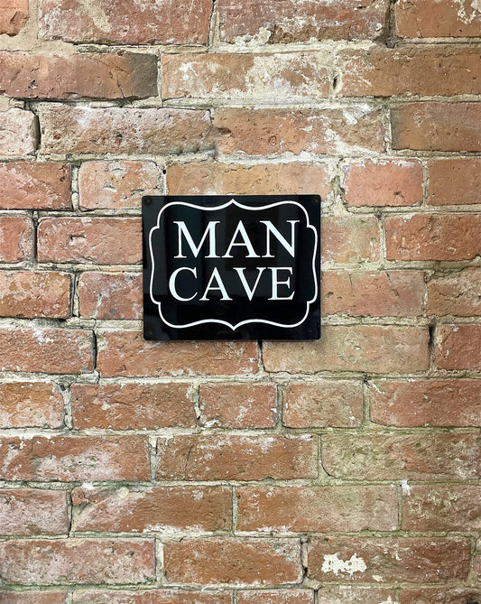 Metal Art Wall/Door Sign. - Man Cave - Kaftan direct