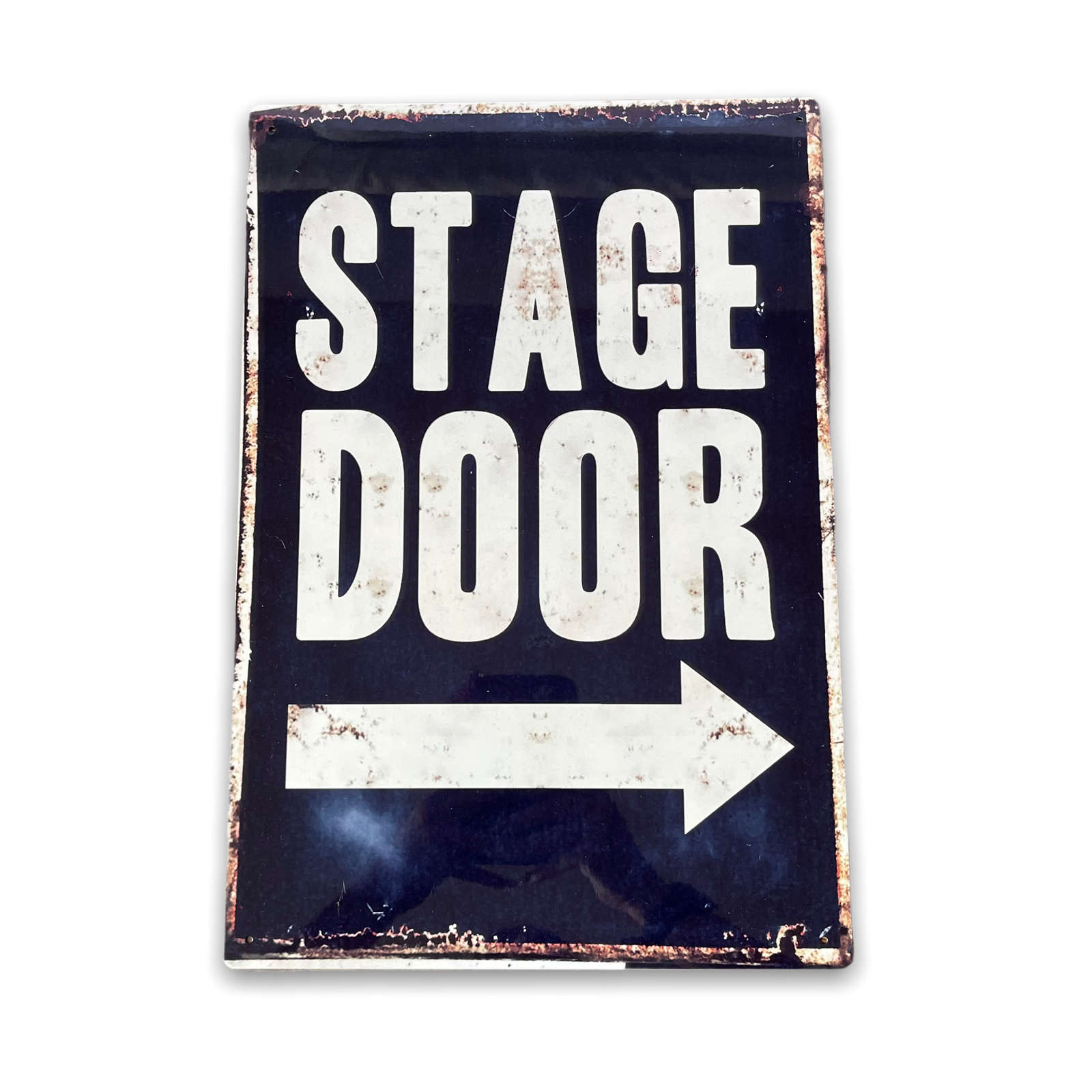 Vintage Metal Sign - Stage Door Metal Wall Sign - Kaftan direct