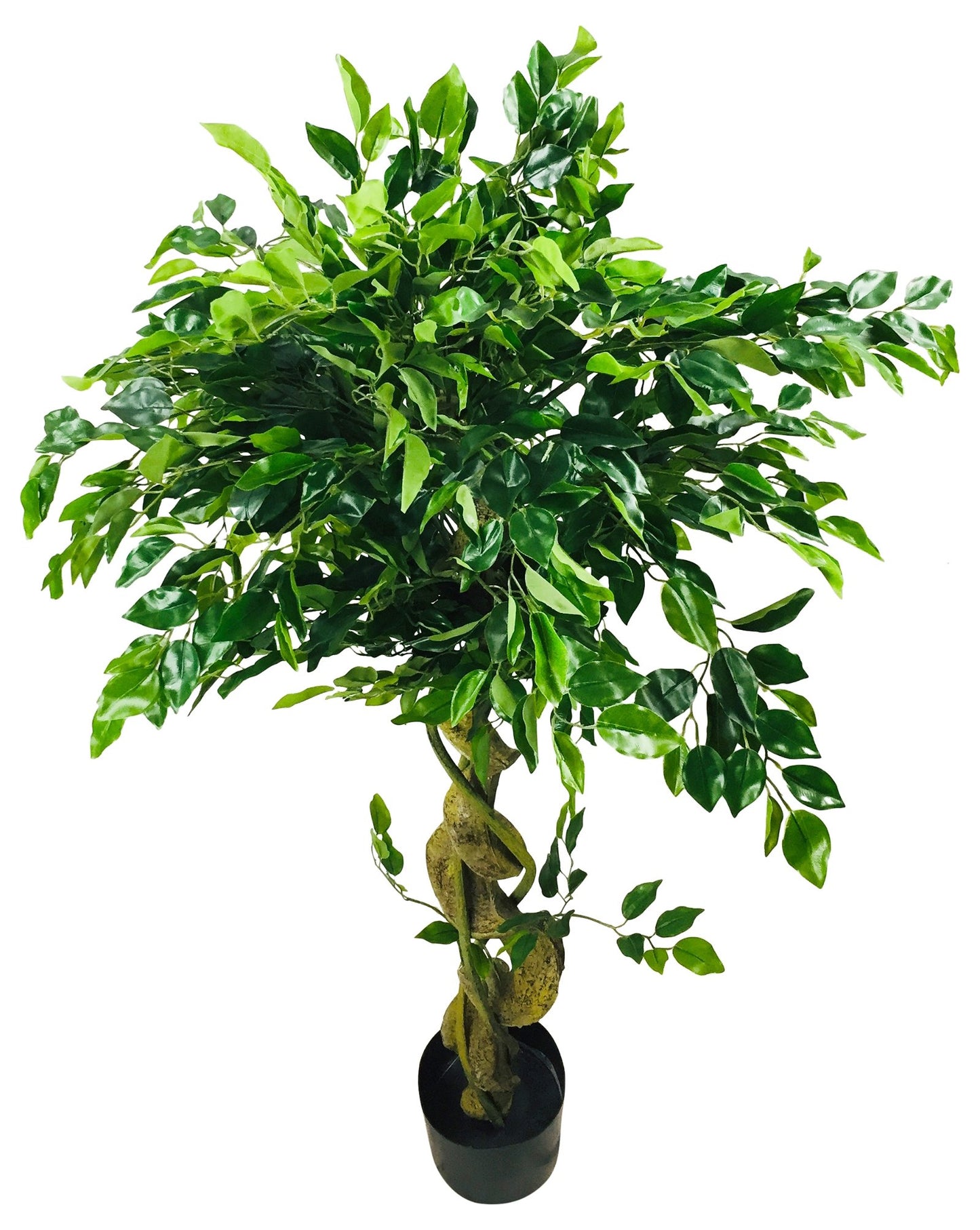 Artificial Ficus Tree With Twisted Trunk 137cm - Kaftan direct