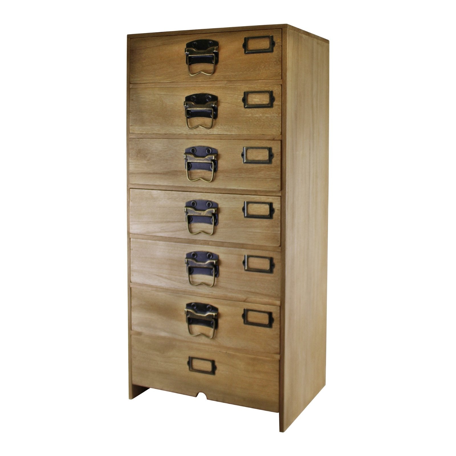 Tall Wooden Chest of Drawers - Kaftan direct