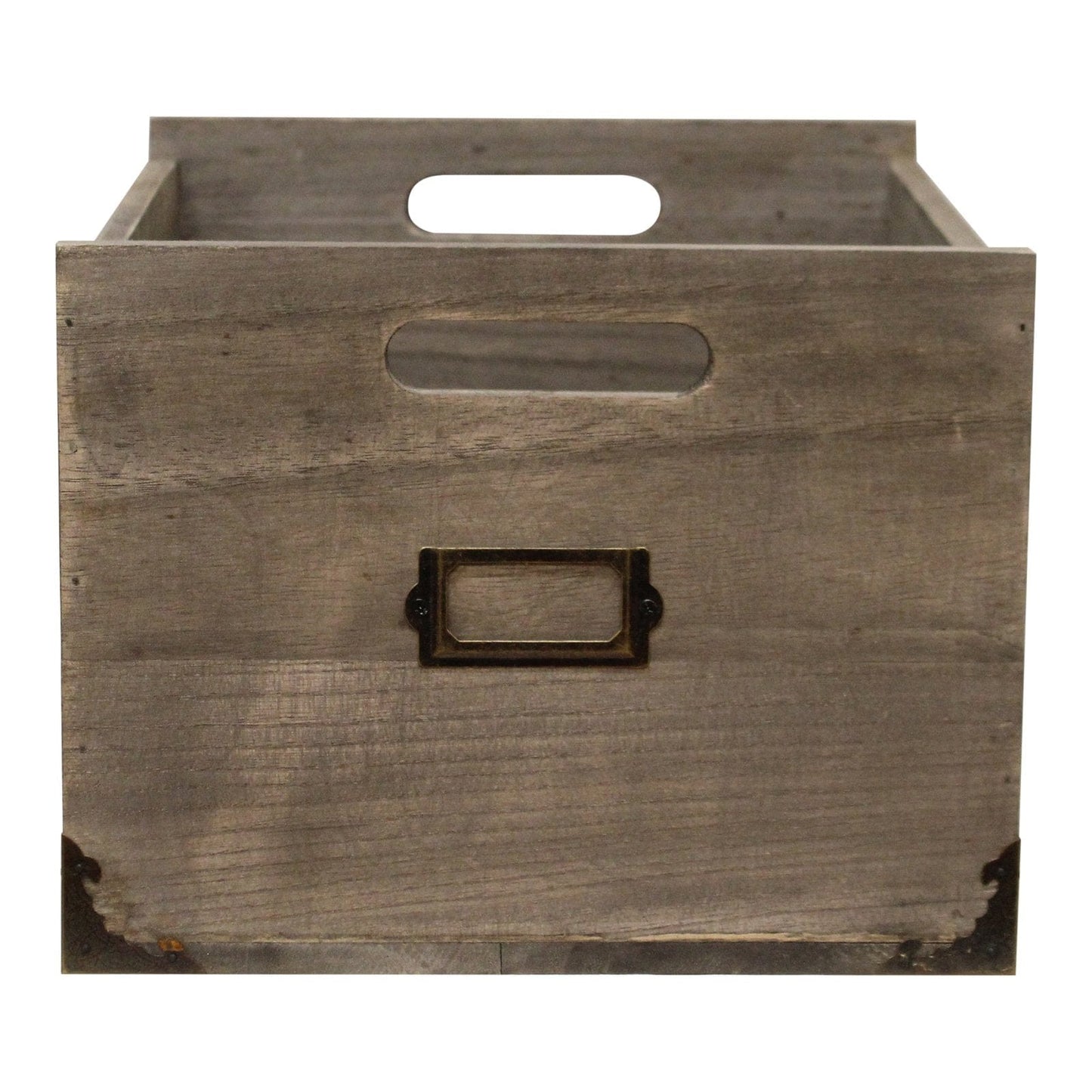 Wooden Office Storage Box, 26x32x20cm. - Kaftan direct