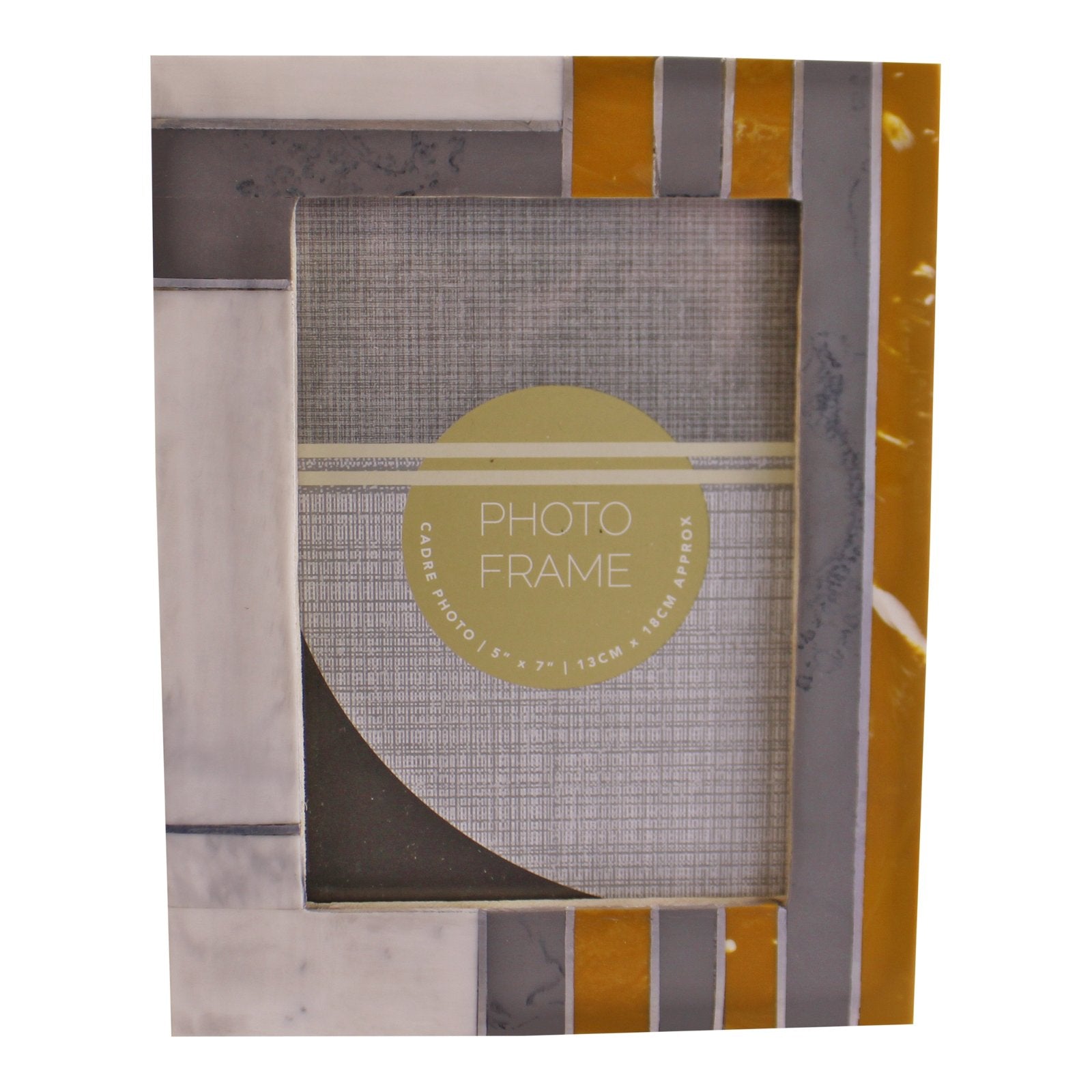 Set of 3 Abstract Design Photo Frames, 5x7 - Kaftan direct