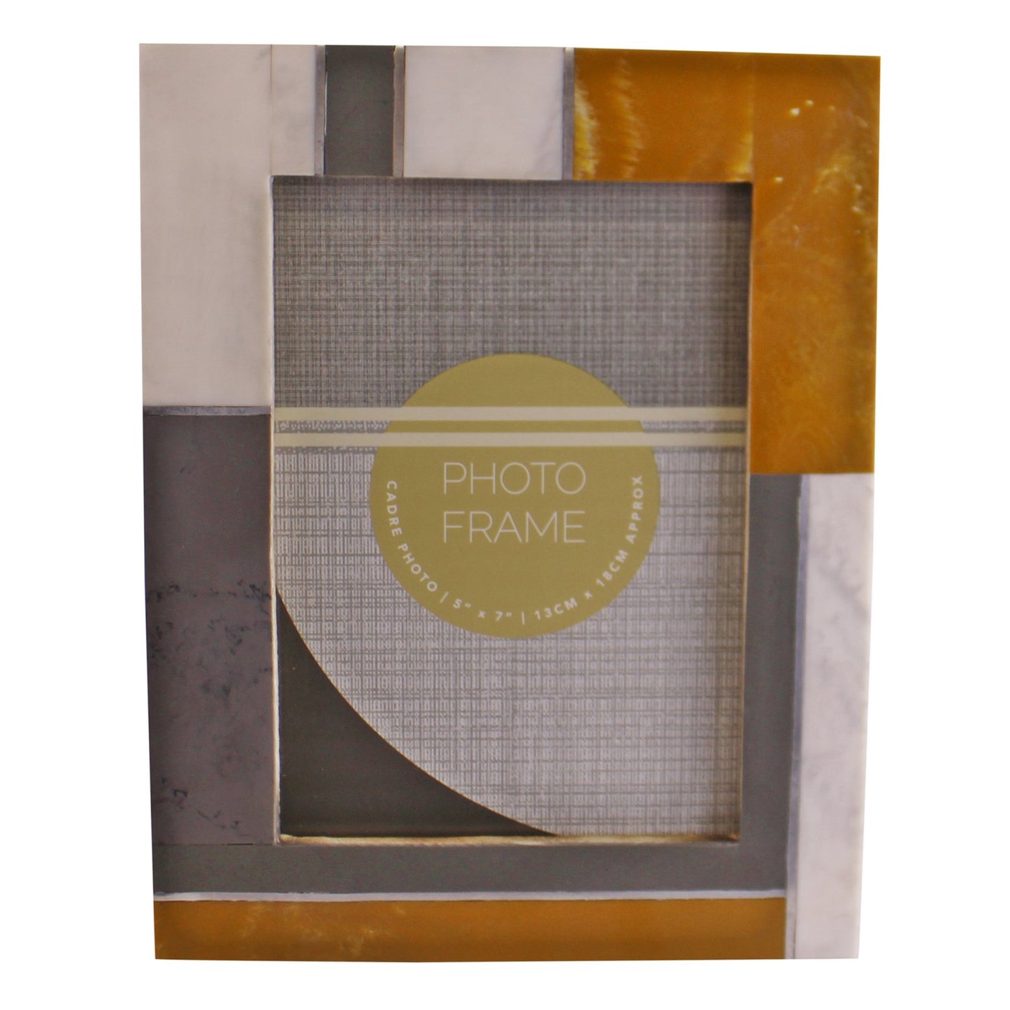 Set of 3 Abstract Design Photo Frames, 5x7 - Kaftan direct