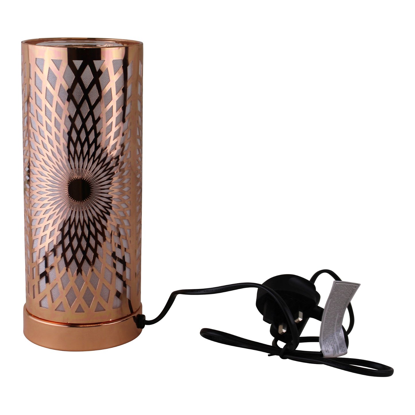 Kaleidoscope Design Colour Changing LED Lamp & Aroma Diffuser in Rose Gold - Kaftan direct