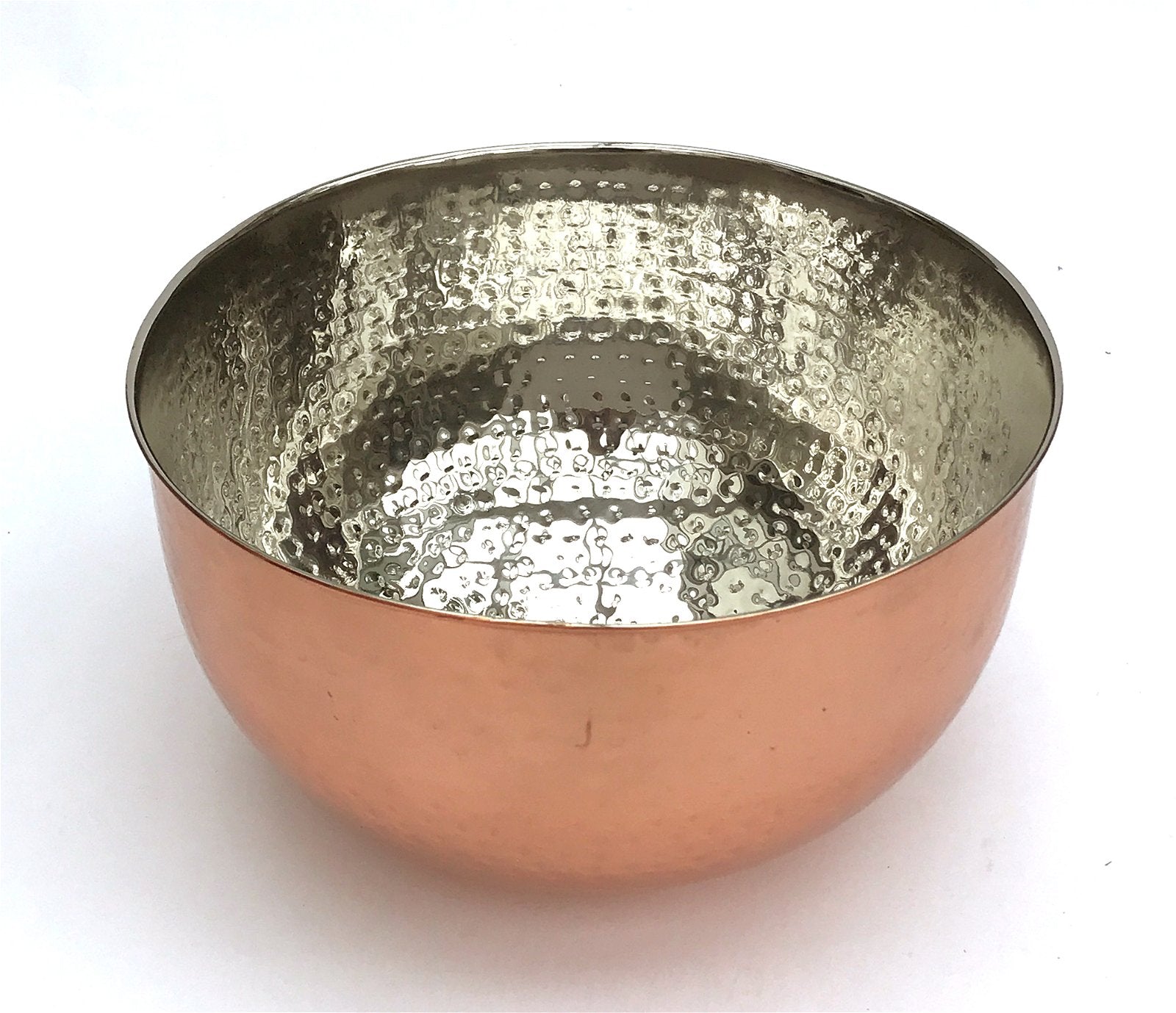 Large Hammered Copper Coloured Bowl - Kaftan direct