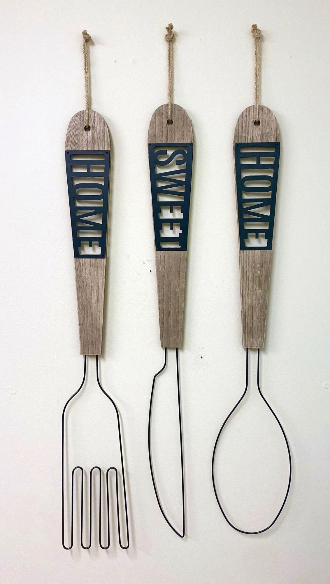Home Sweet Home Cutlery Wall Hanging Decoration