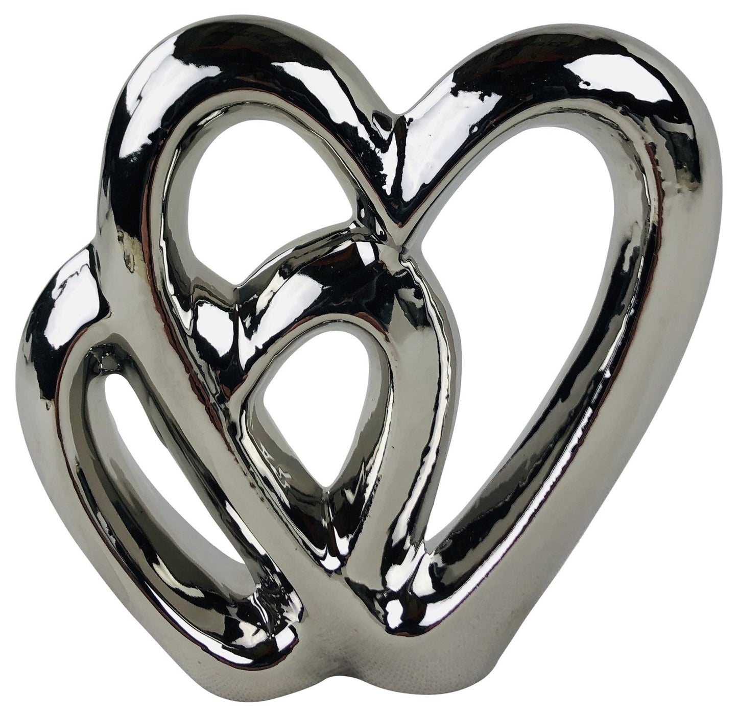 Double Heart Ornament 15cm