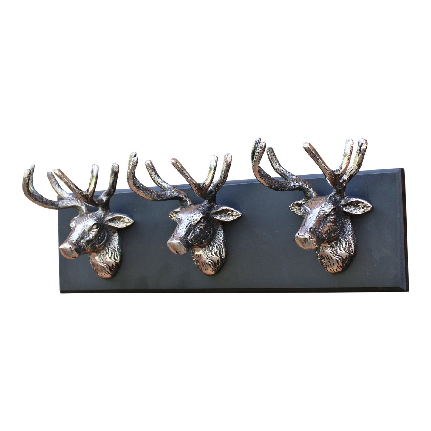 Wall Hanging Triple Stag Head Ornament