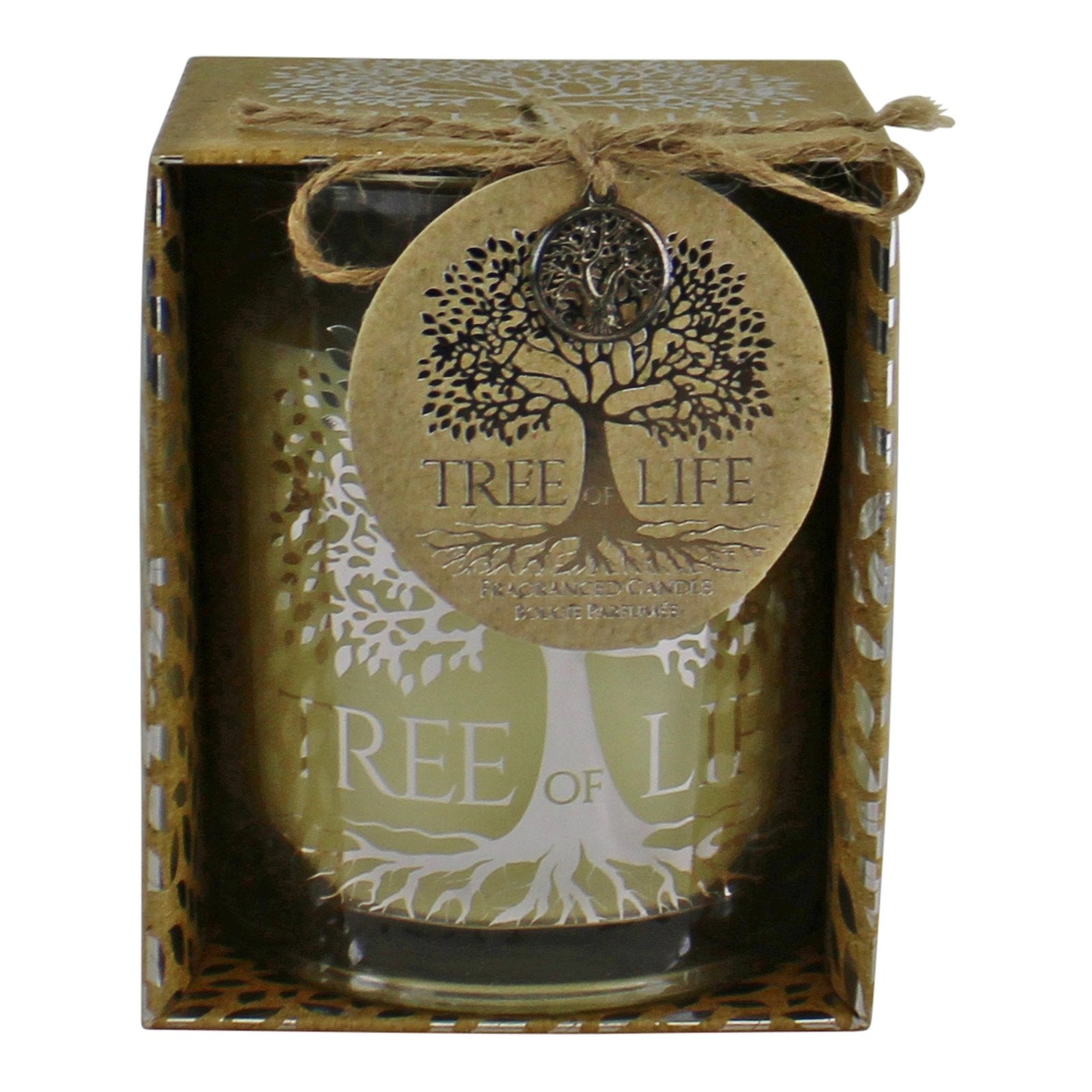 Tree Of Life Fragranced Candle In Gift Box - Kaftan direct