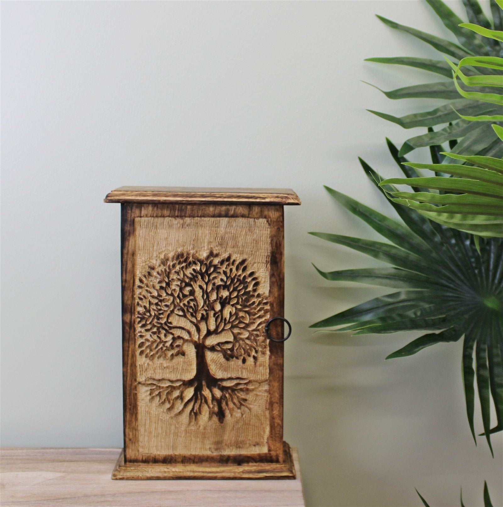 Tree of Life Hand Carved Key Box - Kaftan direct